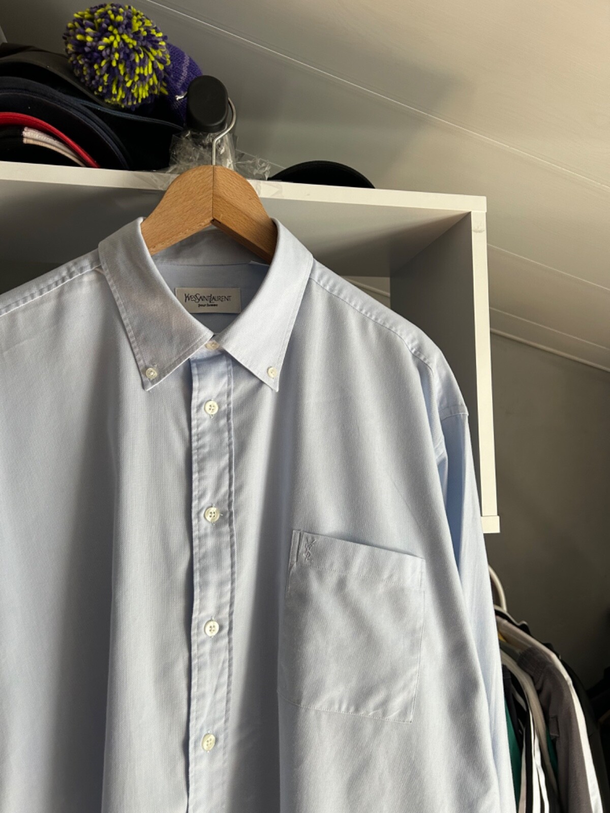 Camicia classica in cotone Yves saint laurent