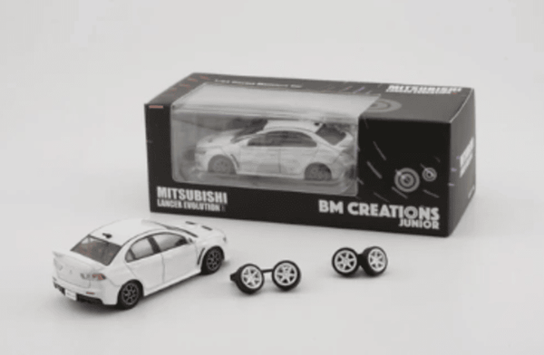 Bm Creations 1:64 Mitsubishi Lancer Evolution X White *Tuning* I Bm64B0247Lhd-image