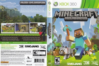 Xbox360 ペーパークラフト 立体Xbox360 ファミ通付録 未開封 Microsoft (Minecraft Xbox 360 Edition, 1999) *NO MANUAL