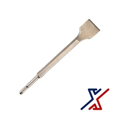 1-5/8" Wide x 10" Long  Flat SDS Chisel by X1 Tools