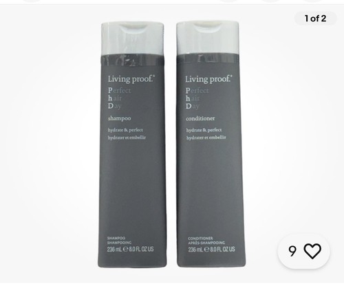 Living Proof Full Wash Duo Shampoo & Conditioner 8oz/ 236ml NEW (latest version)
