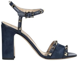 valentino rockstud suede sandal