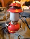 Coleman Red Lantern Model 200A Single Mantle Oil Fire Camping Vintage  — photo 6