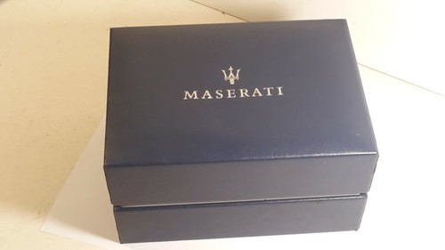 MASERATI- SCATOLA PER OROLOGIO-VINTAGE-+ GARANZIA-RARE WATCH BOX-CASE-USATA-4+  | eBay