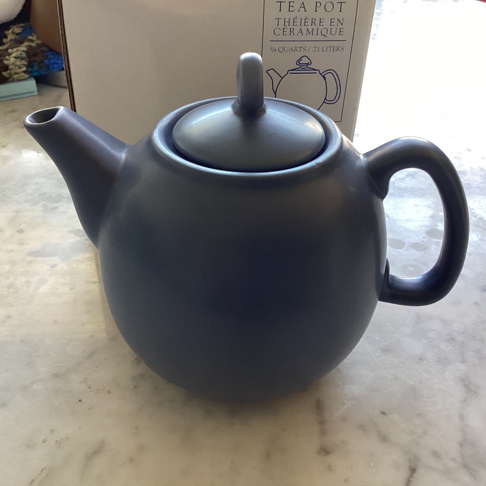 Chantal Ceramic Tea Pot 3/e Quart 71 Liters eBay