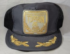 Vintage Allied Systems Snapback Hat Top Gun Scrambled Eggs Brim Truck Crane