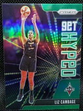 2021 Panini Prizm WNBA Get Hyped Liz Cambage GREEN