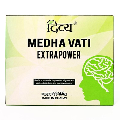 5 X Medha Vati Extra Power 120 Tabs 100% HERBAL FREE SHIPPING