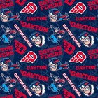 Dayton Flyers Cotton Fabric with Tone on Tone Print-Sold by the Yard-Sykel