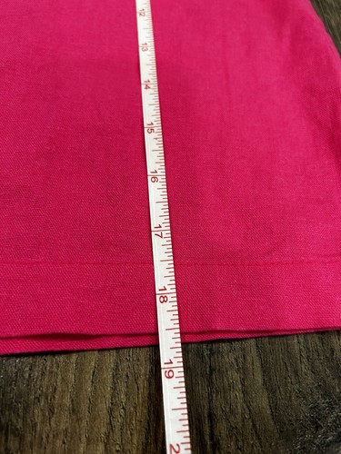 NWT Women's Old Navy Pink A-Line Mini Skirt Linen Rayon Casual Sz L MSRP $29.99 - Picture 5 of 8