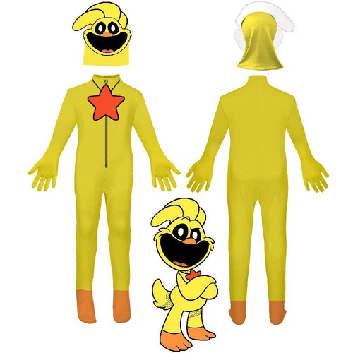 Poppy Playtime Chapter 3 Festival Costume Jumpsuit Fancy Dress Kids Boys Girl UK - Picture 17 of 29