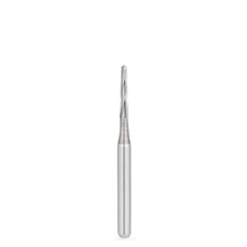 Brasseler 1170L FG Round-End Taper Fissure Carbide Burs (H23LR.31.010) (10/Pack)