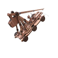 3D Wooden Puzzles for Adults Trebuchet DIY Science Building Kit Model Catapult