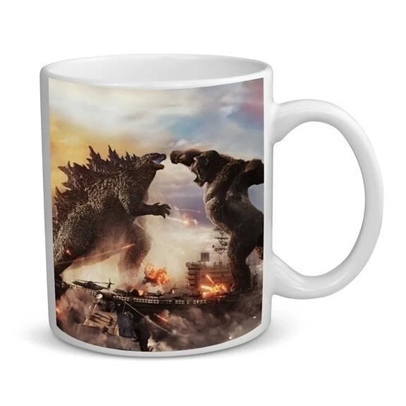 A1 POSTER ART Godzilla vs Kong BB6 Coffee Tea Cup Mug