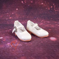1/4 1/3 BJD Doll Shoes Pointed-toe Little PU Leather shoes Diamond Heart
