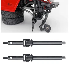 CNC Carbon Steel Front Axle CVD Drive Shaft For 1/24 RC AXIAL SCX24 Crawler Car