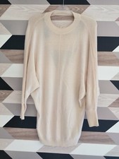 robe pull dos ouvert taille 1 blanc rose maje