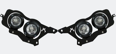Vision X Twin Headlight Kit W/Optimus Round Lights Clear/White #9897516 Polaris