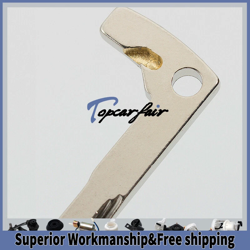 2 Smart Remote Key Keyless Emergency Prox Uncut Blade Blank For Mercedes Benz Foto 4 de 4