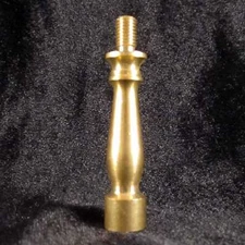  LAMP FINIAL / SHADE RISER for old antique lamp 1/4-27  / raiser / 2" extension
