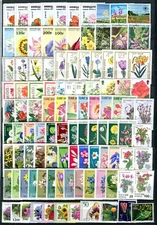 FLOWERS FLORA collection of 35 different sets MNH (147)
