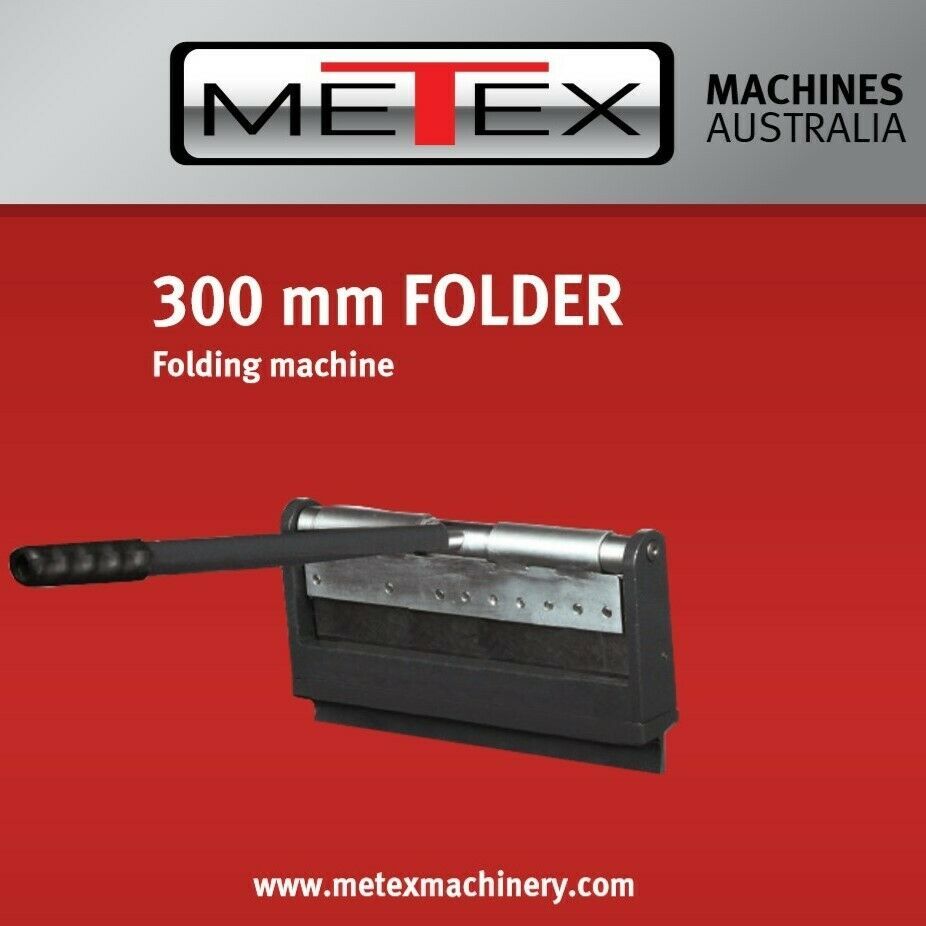 Sheet Metal Folder METEX 300mmVice Held Sheetmetal Bender Press Pan