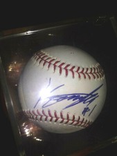 Kosuke fukudome Autographed MLB Baseball 