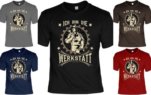 T-shirt "Schlosser Mit Dem Hammer" - Mécanicien, Atelier, Humour, Tailles S à 10XL