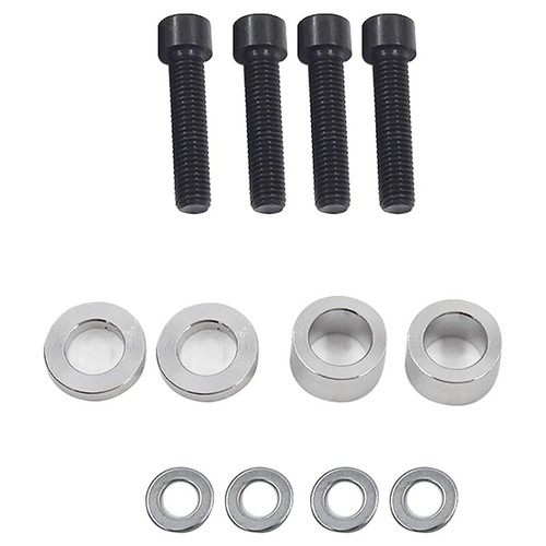 2 Bolt Engine Motor Mount Kit For 96-00 Civic EK B16 B20 D16 B D Chrome Billet - Picture 14 of 15