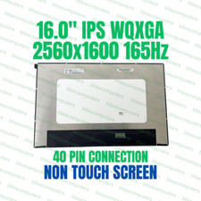B160QAN03.K 16.0" 165HZ LCD LED Screen 2560x1600 EDP 40 PIN QHD Non Touch