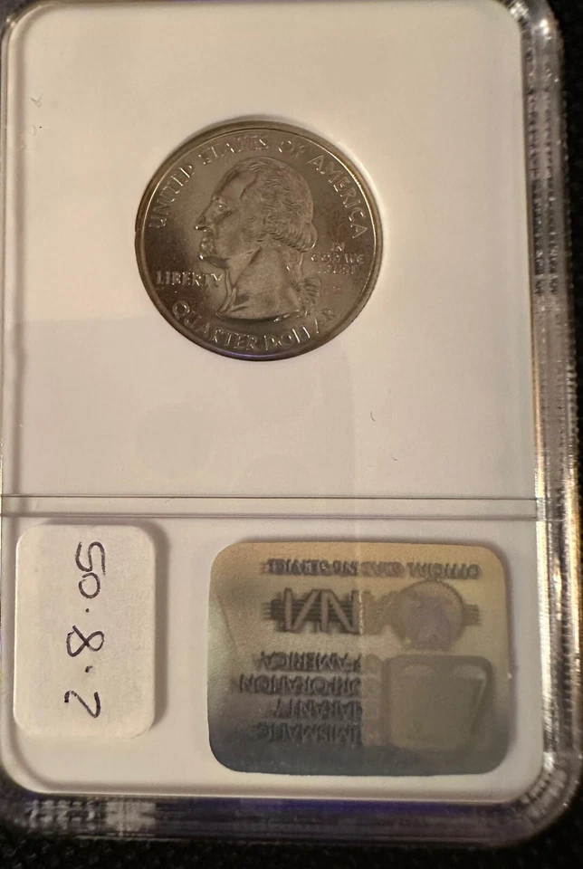 1999 D Georgia State Statehood Quarter Coin MS66 NGC Brown Label Holder - Image 2 of 2