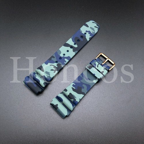 Fits for Seiko Diver Watch Band Strap SKX007 SKX009 22mm Color Rubber Camouflage - 第 49/61 張圖片