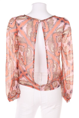 NEW LOOK Blouse Print Deep Back Cutout 8 = D 34 mango