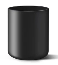 Black Kitchen Utensil Holder for Countertop, Large 7.2 Matte Ceramic Cooking ...