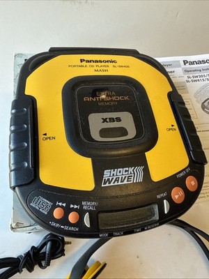 Panasonic SL‑SW405 Portable CD Player XBS Shock Wave Anti‑Shock