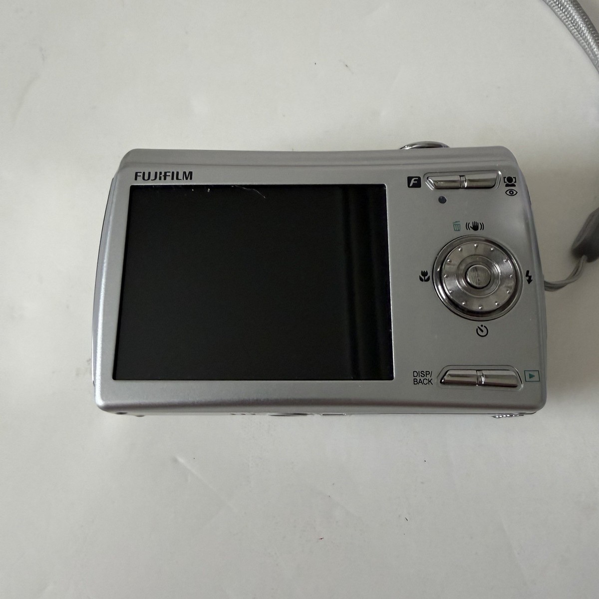 Fujifilm FinePix F100fd Digital Camera Silver w/Battery + Charger