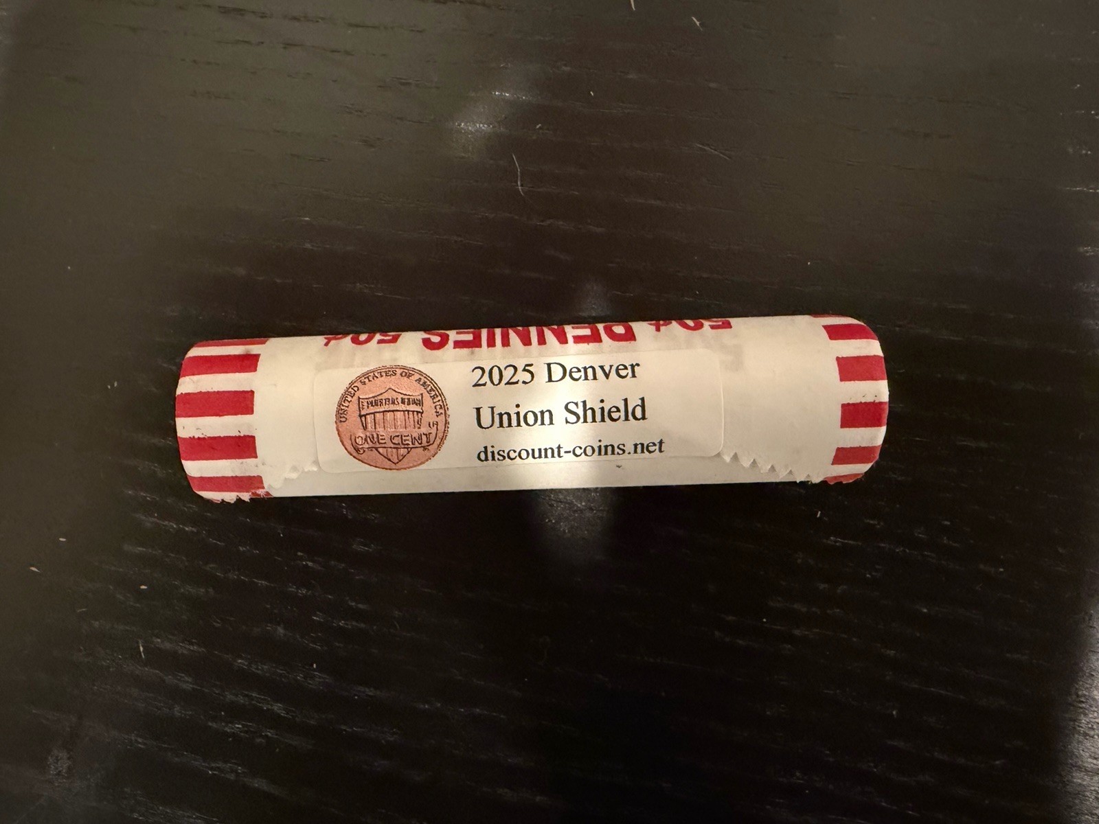 2025 D Denver Mint Lincoln Uncirculated Penny Full 50 Coin Roll $0.50 Face Value