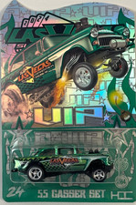HOT WHEELS 2024 LAS VEGAS SUPER CONVENTION, 55 GASSER VIP SET. GREEN