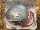 Tom Brady signed mini helmet TRISTAR