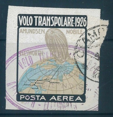 P6707 B - ITALY NOBLE FLIGHT, TRANSPOLAR 1926 ALLUSIVE LETTER LOCK