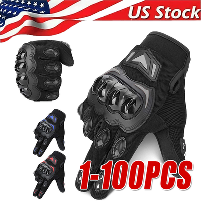 #ad Racing Motorcycle Motorbike Motocross Riding Dirt Bike Full Finger Sports Gloves $393.66