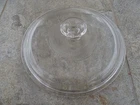 Pyrex Clear Round Glass Replacement Lid G1C - G-1-C - Ribbed