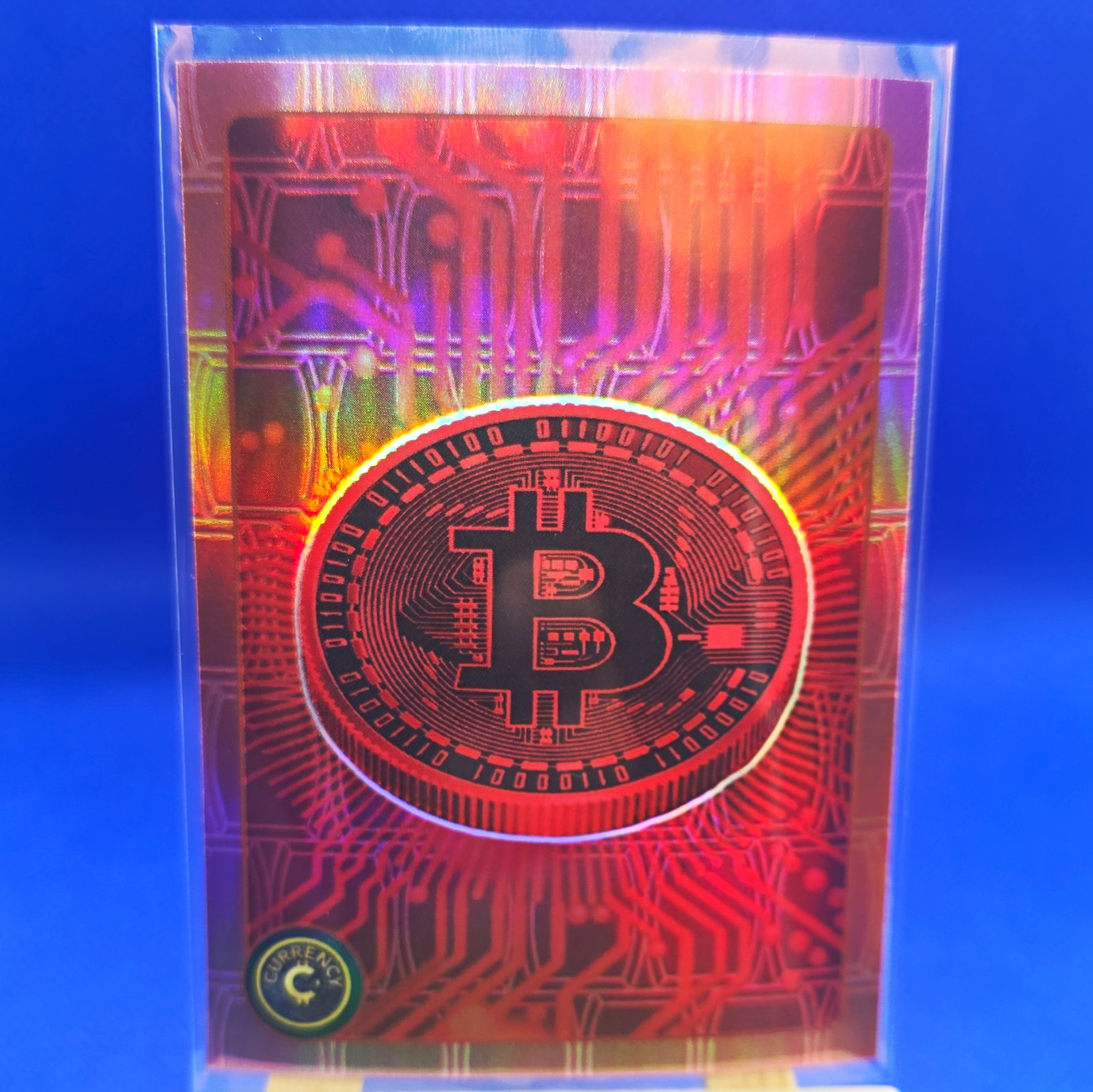  2025 Cardsmiths Currency Cred Currency Bitcoin #21  Twlight Topaz  refractor 