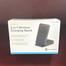 ubio labs 2-in-1 Wireless Charging Stand Qi Certified 15W Fast Charge 20W USB-C