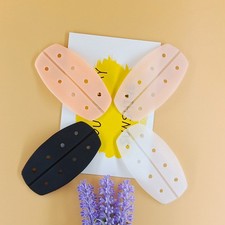 6Pcs Durable Women Shoulder Enhancer Adhesive Shoulder Pads White Reusable