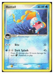 Huntail 19/101 EX Hidden Legends Rare Pokémon Card