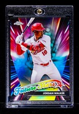 Jordan Walker RARE REFRACTOR COLORBLAST PRIZM INVESTMENT ROOKIE CARD SSP