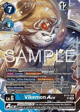 Vikemon ACE Alternate Art - BT16-026 NM - Digimon TCG