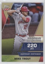 2021 Topps UK Edition Significant Statistics Gold /25 Mike Trout #UKSS-4