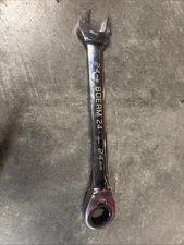   BluePoint 24mm 12-Point Metric 15°Offset Ratcheting Combination Wrench BOERM24